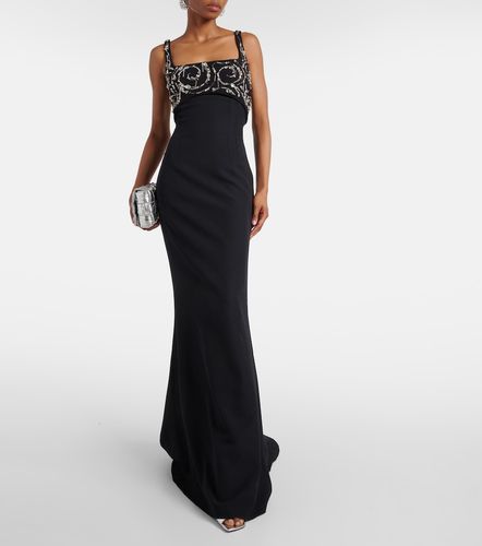 Robe Ezda en crêpe à ornements - Safiyaa - Modalova