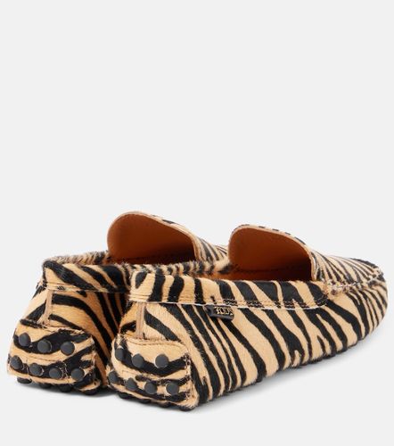 Mocassins Gommino en cuir façon poulain - Tod's - Modalova