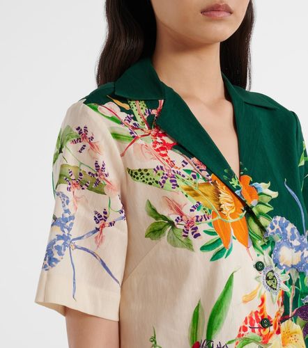 Alémais Chemise Aggie en lin mélangé à fleurs - Alemais - Modalova