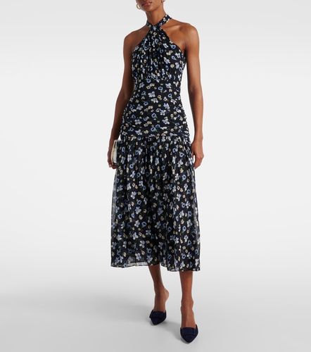 Robe midi Brock en soie - Veronica Beard - Modalova