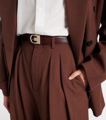 Ceinture réversible en cuir - Saint Laurent - Modalova