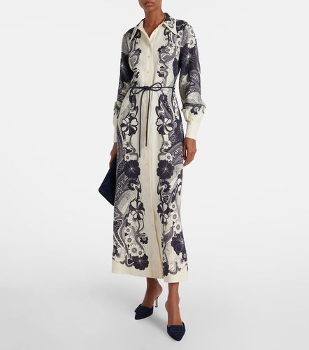 Alémais Robe chemise Mickey imprimée en lin - Alemais - Modalova