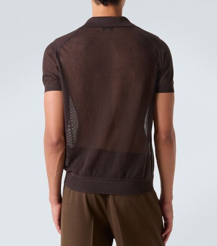 Tom Ford Polo en coton et soie - Tom Ford - Modalova