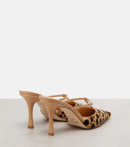 X Conner Ives – Mules Gloria 85 en cuir façon poulain - Jimmy Choo - Modalova