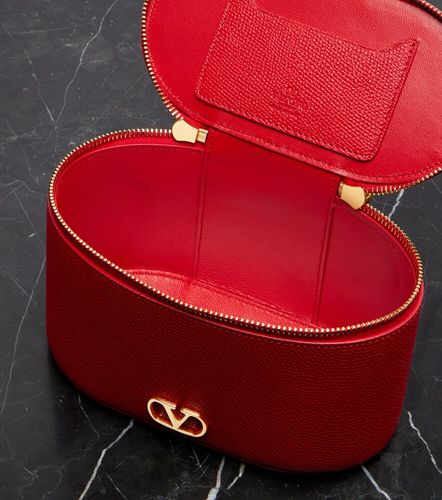 Sac vanity VLogo Mini en cuir - Valentino Garavani - Modalova