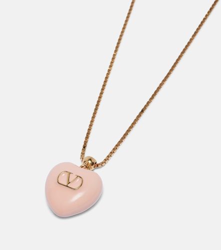 Collier Cœur Royal en émail - Valentino - Modalova