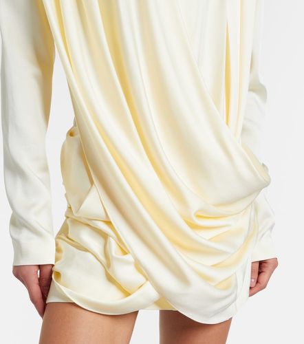 Robe drapée en satin - Stella McCartney - Modalova