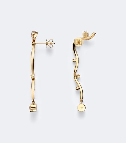 Boucles d'oreilles Grand Ocean Etoile en or 18 ct et diamants - Sophie Bille Brahe - Modalova