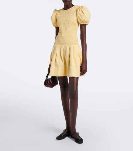 Ganni Robe en coton mélangé - Ganni - Modalova