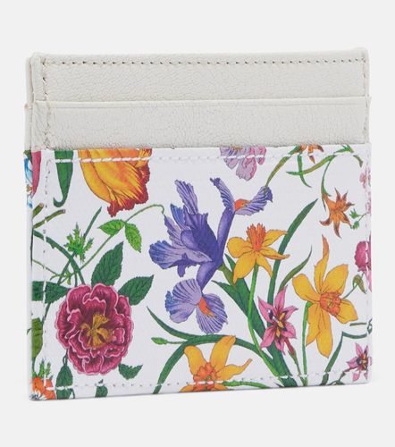Porte-cartes Flora en toile - Gucci - Modalova