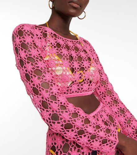Top raccourci Bella en crochet de coton - Anna Kosturova - Modalova