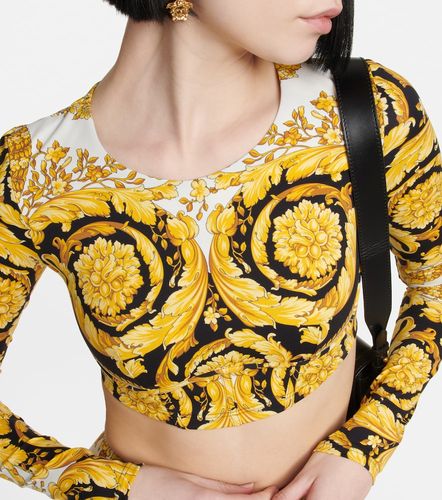 Versace Top raccourci Barocco - Versace - Modalova
