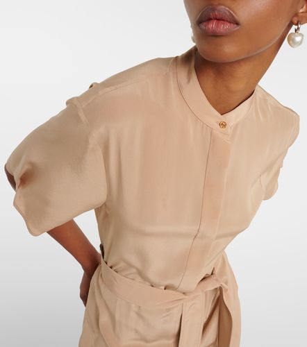 Robe chemise en crêpe de Chine de soie - Stella McCartney - Modalova