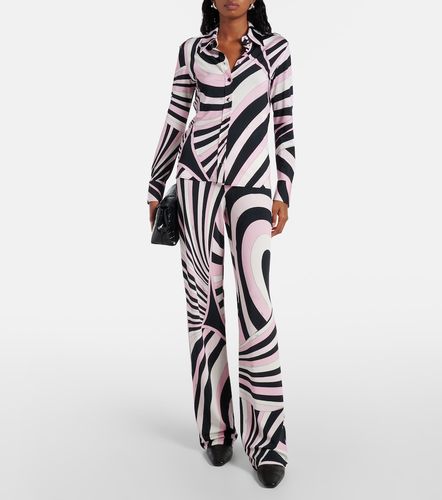 Pantalon droit Iride en jersey de satin - Pucci - Modalova