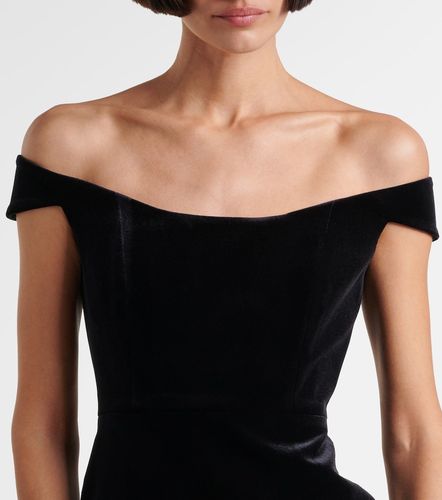 Alex Perry Robe bustier en velours - Alex Perry - Modalova