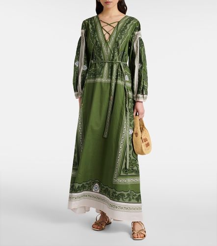 Robe longue Viviana imprimée en coton - La DoubleJ - Modalova