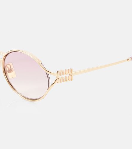Lunettes de soleil MU 52YS ovales - Miu Miu - Modalova