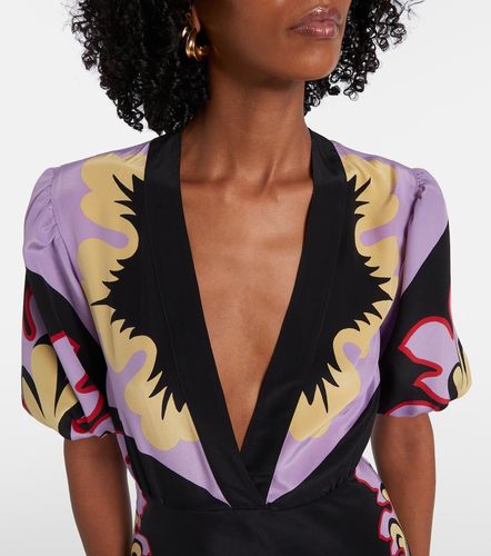 Robe longue Marlene en crêpe de soie - La DoubleJ - Modalova