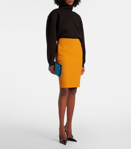 Jupe crayon à taille haute - Saint Laurent - Modalova