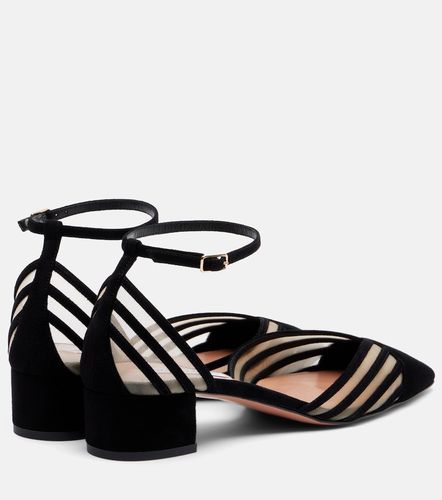 Escarpins Alana 35 en daim - Aquazzura - Modalova