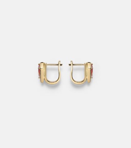 Boucles d'oreilles Kite en or 14 ct et grenat - Stone and Strand - Modalova