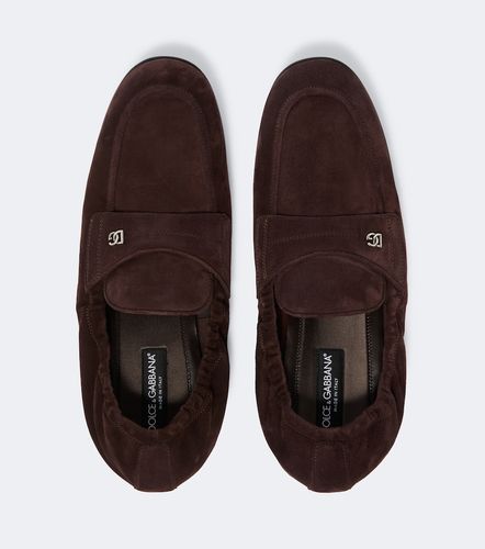 Dolce&Gabbana Mocassins DG en daim - Dolce&Gabbana - Modalova