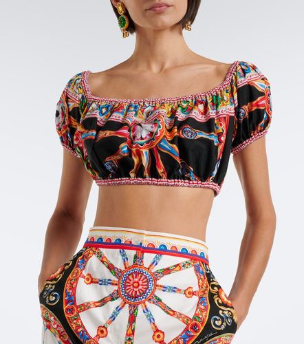 Top court Carretto en coton - Dolce&Gabbana - Modalova