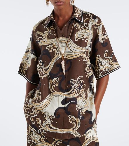 Alémais Chemise Otis en lin à imprimé - Alemais - Modalova