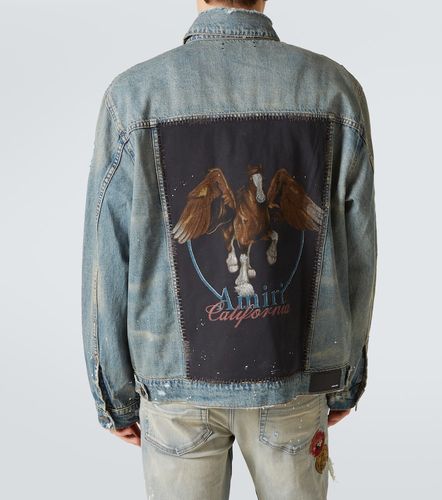 Veste Vintage Pegasus en jean effilé - Amiri - Modalova