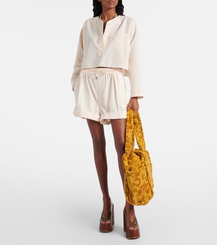 Chloé Top raccourci rayé en coton - Chloe - Modalova