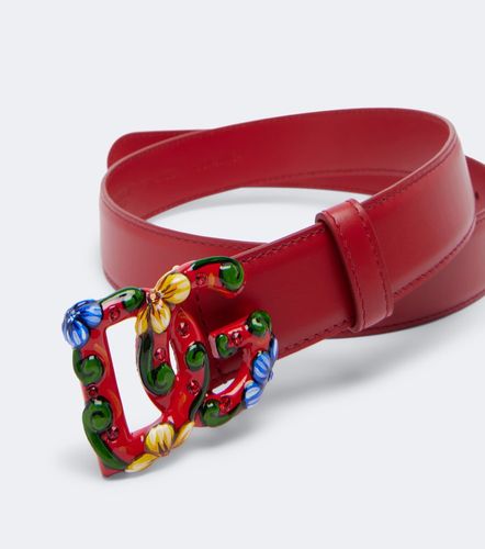 Ceinture DG en cuir à ornements - Dolce&Gabbana - Modalova