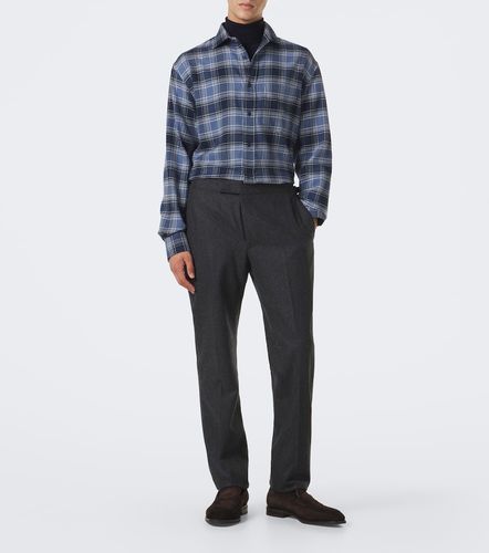 Chemise en coton à carreaux - Ralph Lauren Purple Label - Modalova