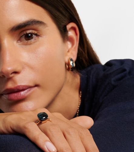 Bague Nudo en or rose et blanc 18 ct et topaze - Pomellato - Modalova