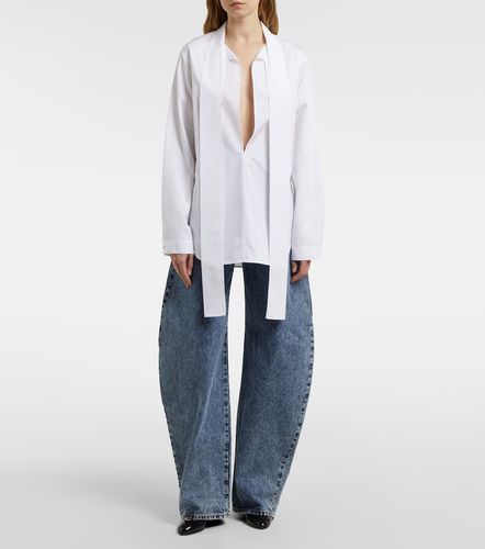 Alaïa Blouse Scarf en coton - Alaia - Modalova
