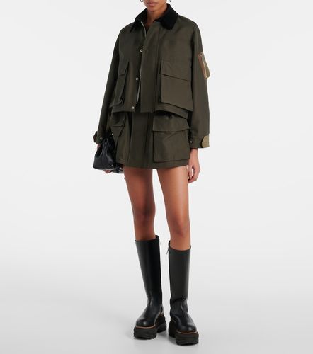 Sacai Short en coton mélangé - Sacai - Modalova