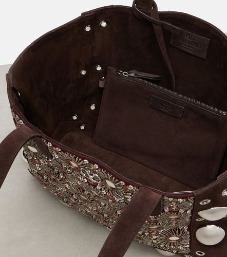 Cabas Nellcôte Medium en daim - Valentino Garavani - Modalova