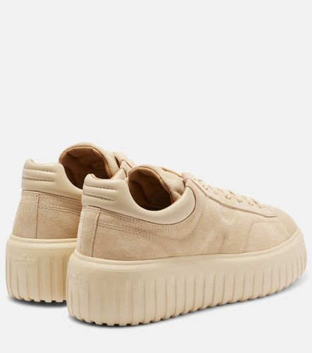 Baskets H-Stripes à plateforme en daim - Hogan - Modalova