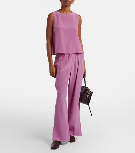 Pantalon ample Loreto en crêpe de soie - Asceno - Modalova
