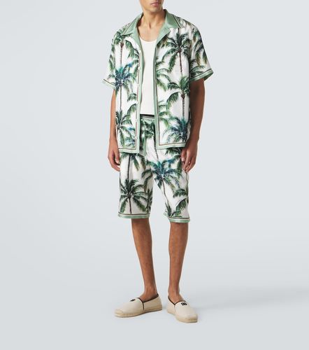 Short imprimé en soie - Dolce&Gabbana - Modalova