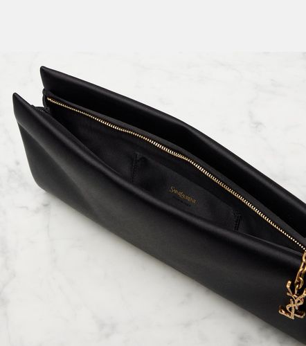 Pochette Cassandre en satin - Saint Laurent - Modalova