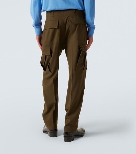 Pantalon cargo en laine, cachemire et soie - Tom Ford - Modalova