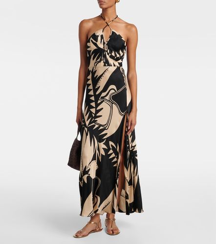 Robe longue Stella imprimée - Poupette St Barth - Modalova