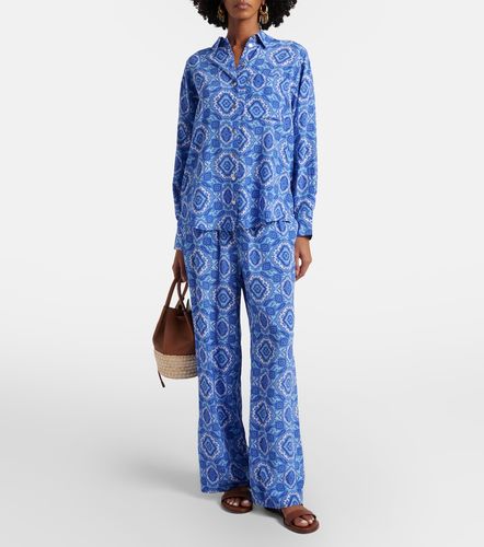 Pantalon ample Mykonos imprimé en soie - Heidi Klein - Modalova