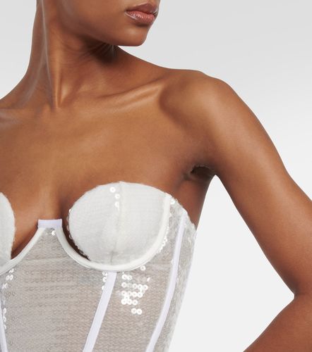 Bustier de mariée à sequins - Nensi Dojaka - Modalova