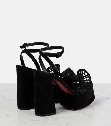 Sandales Deia Frou Alta à plateau en macramé - Christian Louboutin - Modalova
