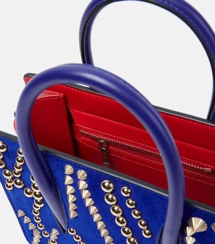Cabas Paloma Mini en velours et cuir - Christian Louboutin - Modalova