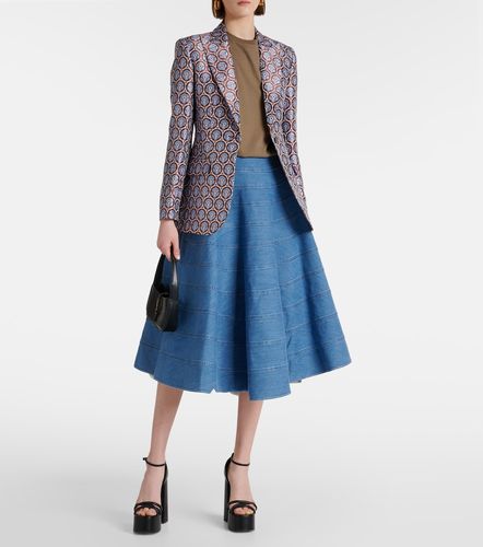Jupe midi Grace en denim à empiècements - Altuzarra - Modalova
