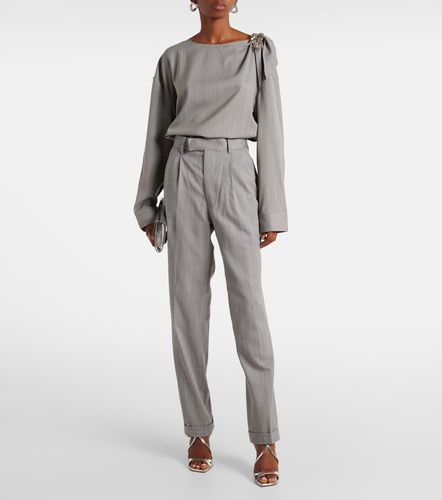 Jacques Wei Pantalon droit en laine - Jacques Wei - Modalova