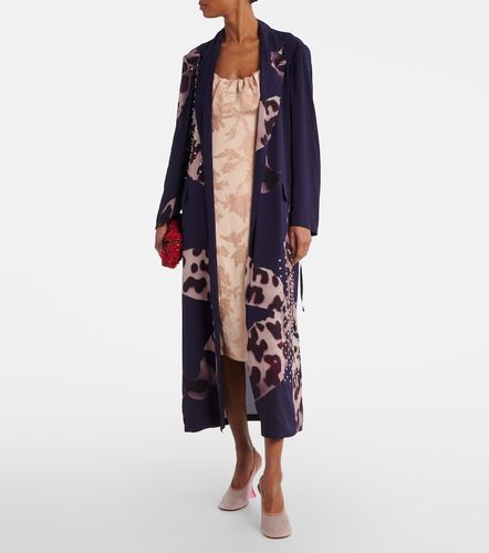 Robe portefeuille imprimée à ornements - Dries Van Noten - Modalova
