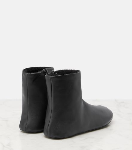 Bottines Stella en cuir et shearling - The Row - Modalova